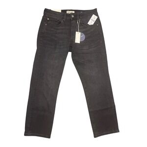 Warp + Weft ORD Chicago Straight Leg Jeans Asphalt Black Mens 29x28 New Tag